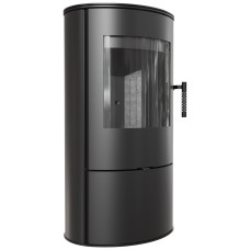 Печь камин Kratki Koza Rollo black thermotec