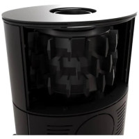 Піч камін Kratki Koza Rollo High black thermotec