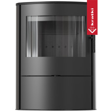 Печь камин Kratki Koza Rollo 2 black thermotec (bt)