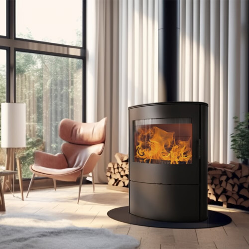 Сталева піч камін на дровах Kratki Rollo 2 / 10 кВт / Ø 150 мм купити у Львові WARMHOUSE Сталева піч камін на дровах Kratki Rollo 2 / 10 кВт / Ø 150 мм купити у Львові WARMHOUSE