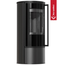 Печь каминная Kratki Koza Skadi black termotec