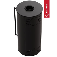 Печь каминная Kratki Koza Skadi black termotec