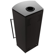 Печь каминная Kratki Tofa black thermotec