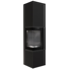 Печь камин Kratki Tora/L 8 KW Nero Assoluto black thermotec стальная 