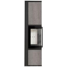 Печь камин Kratki Tora/L 8 кВт / Ø 150мм lacobel naturali pietra di savoia grigia