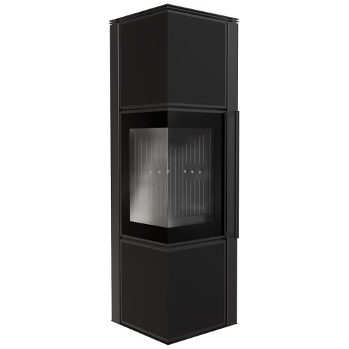 Пічка камін Kratki Tora/M 8 KW Nero Assoluto / black thermotec ➡️ замовити в магазині у Львові
