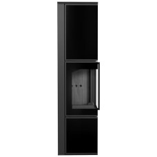 Печь камин Kratki Tora/M 8 KW lacobel черный / black thermotec