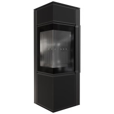 Печь камин Kratki Tora/S 8 KW Nero Assoluto black thermotec