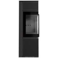 Печь камин Kratki Tora/S 8 KW Nero Assoluto black thermotec