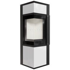 Печь камин Kratki Tora/S 8 KW lacobel white