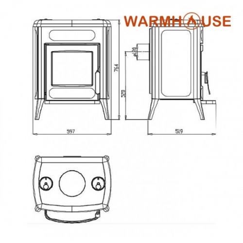 Піч камін Plamen Amity 3 на дрова чавун конвекційний тип ➡️ купити в магазині WARMHOUSE Львів Піч камін Plamen Amity 3 на дрова чавун конвекційний тип ➡️ купити в магазині WARMHOUSE Львів