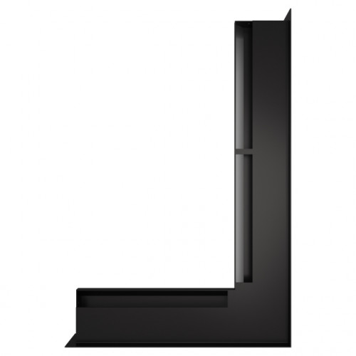 Вентиляційна решітка для каміна кутова права SAVEN Loft Angle 60*600*400 mm чорна Вентиляційна решітка для каміна кутова права SAVEN Loft Angle 60*600*400 mm чорна