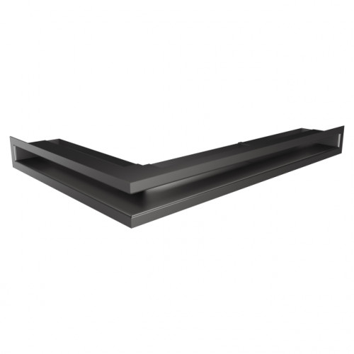 Вентиляційна решітка для каміна кутова права SAVEN Loft Angle 60*600*400 mm графітова