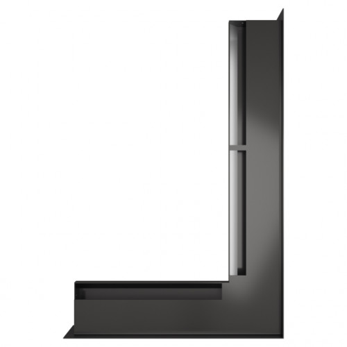 Вентиляційна решітка для каміна кутова права SAVEN Loft Angle 60*600*400 mm графітова Вентиляційна решітка для каміна кутова права SAVEN Loft Angle 60*600*400 mm графітова