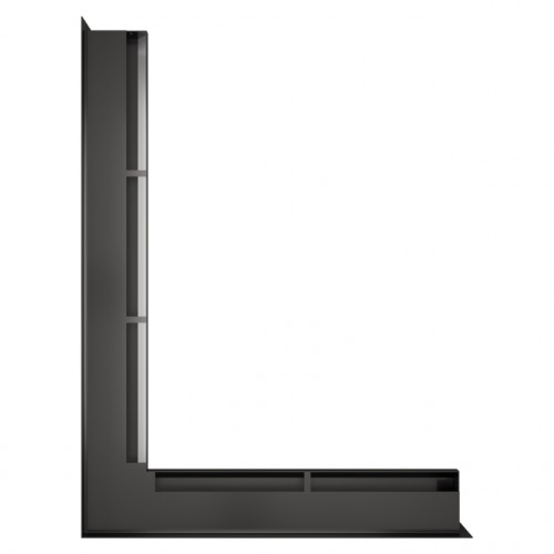 Вентиляційна решітка для каміна кутова ліва SAVEN Loft Angle 60*600*800 mm графітова Вентиляційна решітка для каміна кутова ліва SAVEN Loft Angle 60*600*800 mm графітова