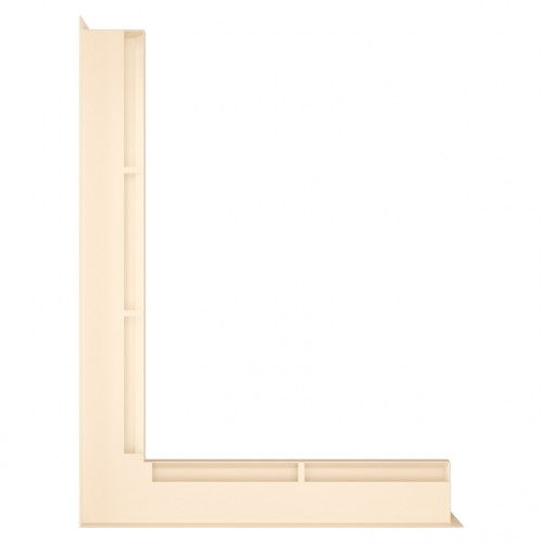 Вентиляційна решітка для каміна кутова ліва SAVEN Loft Angle 60*600*800 mm кремова Вентиляційна решітка для каміна кутова ліва SAVEN Loft Angle 60*600*800 mm кремова