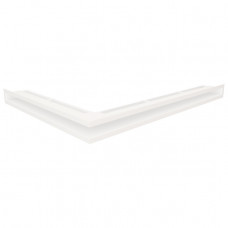 Вентиляційна решітка для каміна кутова права SAVEN Loft Angle 60*800*600 mm біла