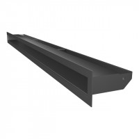 Вентиляційна решітка для каміна SAVEN Loft 60*1000 mm графітова