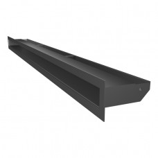 Вентиляційна решітка для каміна SAVEN Loft 60*1000 mm графітова