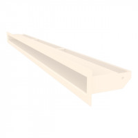 Вентиляційна решітка для каміна SAVEN Loft 60*1000 mm кремова