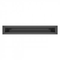 Вентиляційна решітка для каміна SAVEN Loft 60*400 mm графітова
