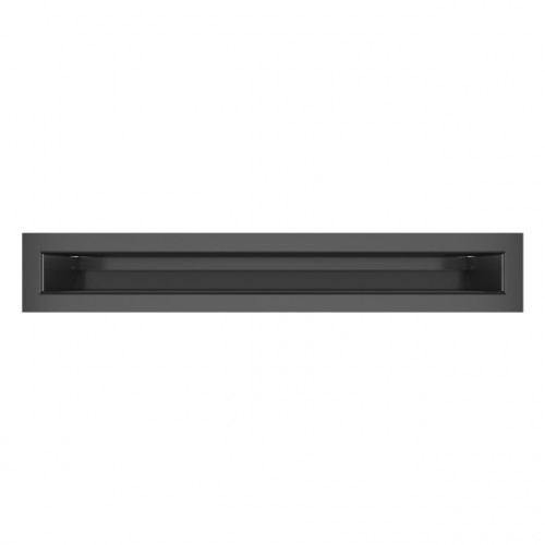Вентиляционная решетка для камина SAVEN Loft 60*400 mm графитовая
