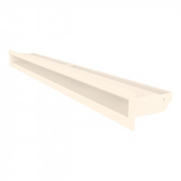 Вентиляційна решітка для каміна SAVEN Loft 60*800 mm кремова