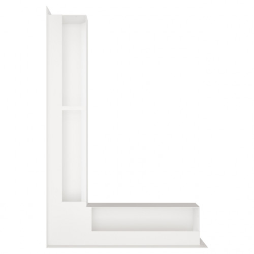 Вентиляційна решітка для каміна кутова ліва SAVEN Loft Angle 90*400*600 mm біла Вентиляційна решітка для каміна кутова ліва SAVEN Loft Angle 90*400*600 mm біла