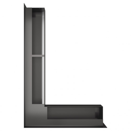 Вентиляційна решітка для каміна кутова ліва SAVEN Loft Angle 90*400*600 mm графітова Вентиляційна решітка для каміна кутова ліва SAVEN Loft Angle 90*400*600 mm графітова