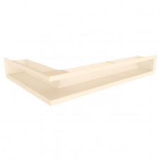 Вентиляційна решітка для каміна кутова права SAVEN Loft Angle 90*600*400 mm кремова