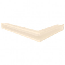 Вентиляційна решітка для каміна кутова ліва SAVEN Loft Angle 90*600*800 mm кремова