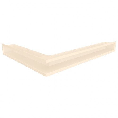 Вентиляційна решітка для каміна кутова права SAVEN Loft Angle 90*800*600 mm кремова
