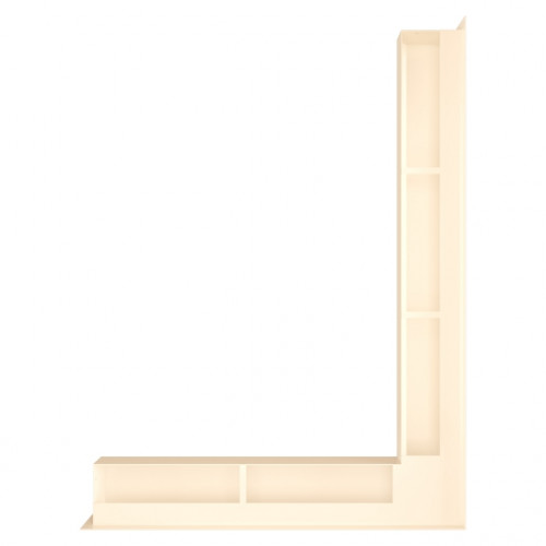 Вентиляційна решітка для каміна кутова права SAVEN Loft Angle 90*800*600 mm кремова Вентиляційна решітка для каміна кутова права SAVEN Loft Angle 90*800*600 mm кремова