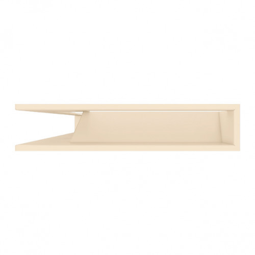 Камінна кутова решітка сучасного вигляду кремова SAVEN Loft Angle 95*450*800 Камінна кутова решітка сучасного вигляду кремова SAVEN Loft Angle 95*450*800