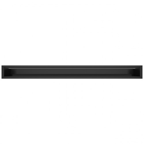 Вентиляционная решетка для камина SAVEN Loft 90*1000 mm черная