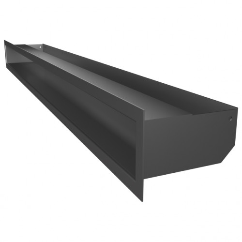 Вентиляционная решетка для камина SAVEN Loft 90*1000 mm графитовая