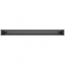 Вентиляційна решітка для каміна SAVEN Loft 90*1000 mm графітова