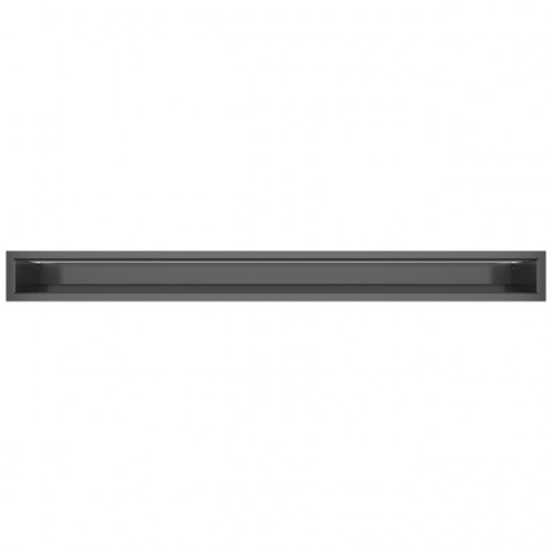 Вентиляционная решетка для камина SAVEN Loft 90*1000 mm графитовая