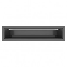 Вентиляційна решітка для каміна SAVEN Loft 90*400 mm графітова