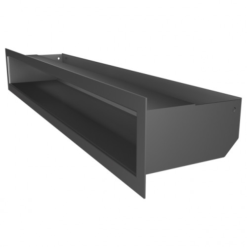Вентиляционная решетка для камина SAVEN Loft 90*600 mm графитовая