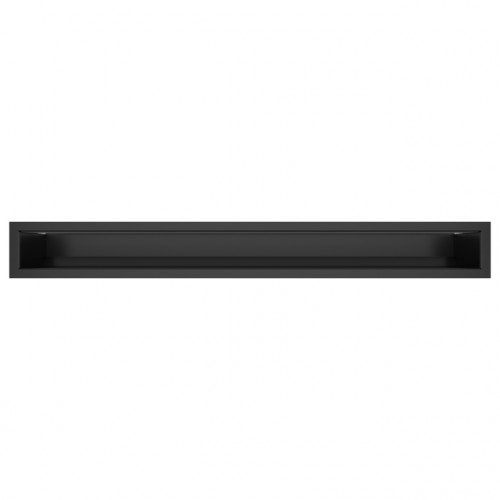 Вентиляционная решетка для камина SAVEN Loft 90*800 mm черная