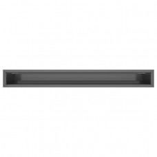 Вентиляційна решітка для каміна SAVEN Loft 90*800 mm графітова