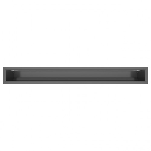 Вентиляционная решетка для камина SAVEN Loft 90*800 mm графитовая