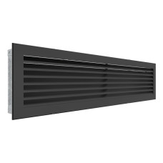 Вентиляционная решетка для камина SAVEN Hide 17x70 черная