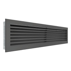 Вентиляционная решетка для камина SAVEN Hide 17x70 графитовая