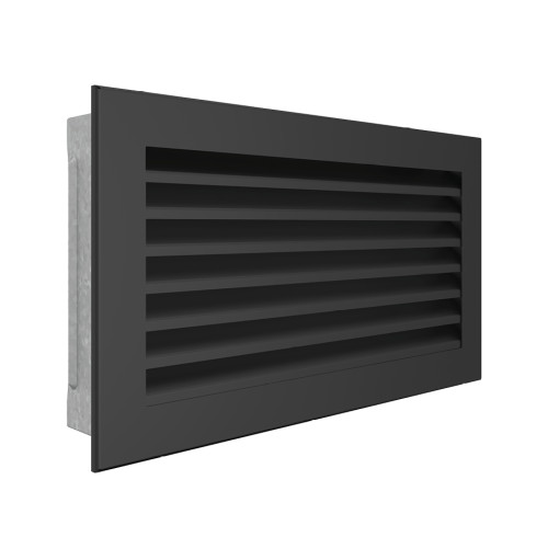 Камінна решітка вентиляційна SAVEN Hide 17x30 чорна ➡️ магазин WARMHOUSE Львів