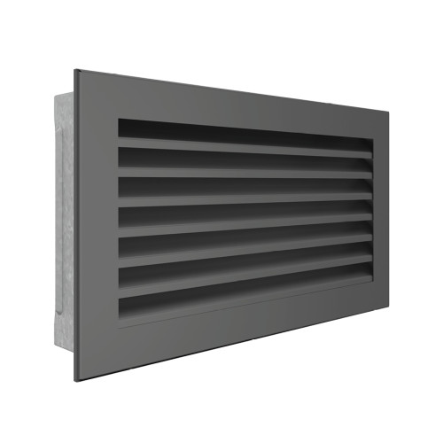Камінна решітка вентиляційна SAVEN Hide 17x30 графітова ➡️ магазин WARMHOUSE Львів