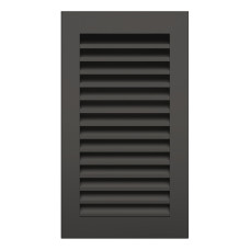 Вентиляционная решетка для камина SAVEN Hide Vertical 30x17 черная