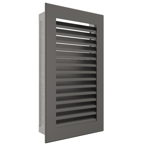 Вентиляційна решітка для каміна SAVEN Hide Vertical 30x17 графітова ➡️ магазин WARMHOUSE Львів
