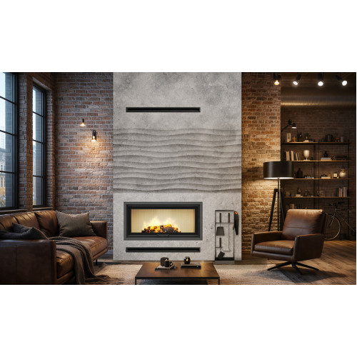 Сталева камінна топка SAVEN Balance Up 110x50 (15,0 kW) ECO